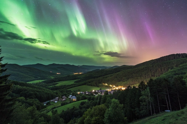 Rare Aurora Illuminates Southern Brazilian Sky during Geomagnetic Storm